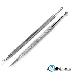 2 Pcs Blackhead Whitehead Removal Comedone 6-7 Extractors Set