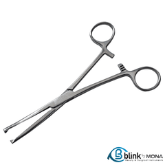 Forceps, Hemostatic Rochester Pean, Curved Edge with Tooth, 6.25″
