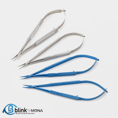 Straight/Curved Barraquer Needle Holder Ophthalmic Surgical Instrument