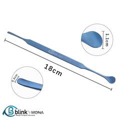 Titanium Double Flat Round Head Nasal Elevator Dissector Surgery Instruments