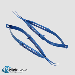 Titanium Inamura Capsulorhexis Forceps Ophthalmic Instrument with Hollowed Flat Handle