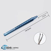 Micro Integral Vitreo Intraocular Retinal Forceps Ophthalmic Instrument with Pitted Textures