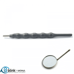 Dental Gray Mouth Mirror Handle With Mirror#5