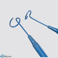 9mm Double Ended Pigtail Probe Ophthalmic Surgical Instruments