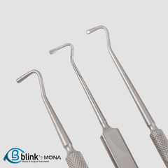 Stainless Eyelid Retractor Instrument Ophthalmic Eyelid Hook