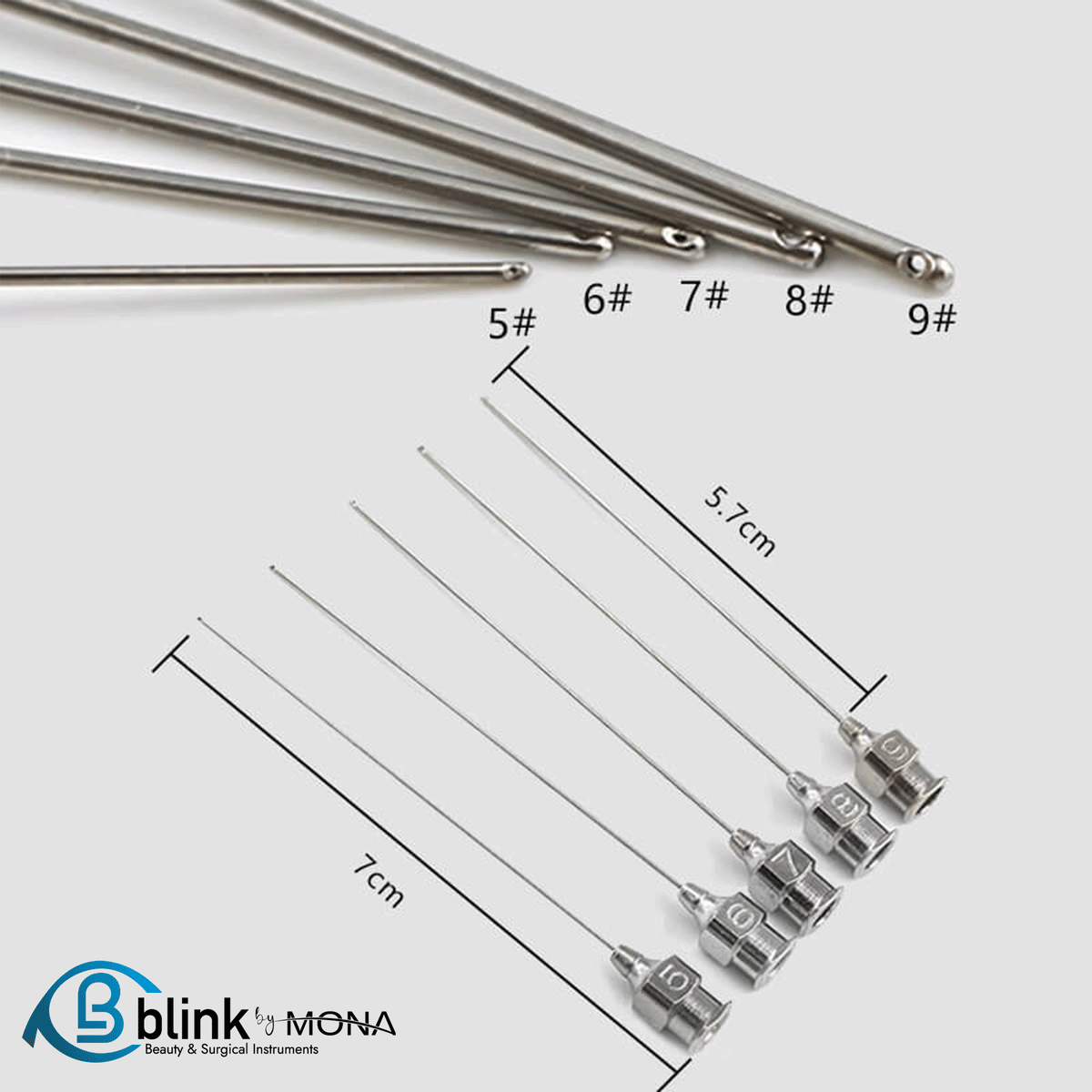Stainless Lacrimal Irrigation Cannula Flushing Probe Ophthalmic Instruments
