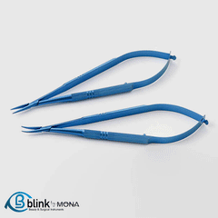 Straight/Curved Barraquer Needle Holder Ophthalmic Surgical Instrument