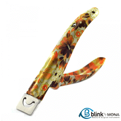 Acrylic Fake Nail Clipper (Flower Print)