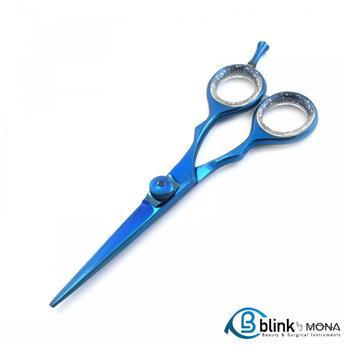 Blue Barber Hairdressing Scissors 4.5"