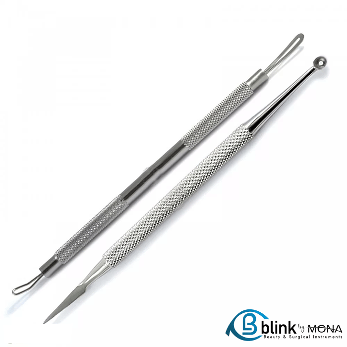 2Pcs Comedone Extractors Set