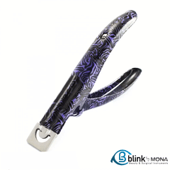 Acrylic Fake Nail Clipper (Black & Purple)