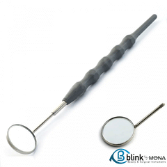 Dental Gray Mouth Mirror Handle With Mirror#5